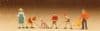 Preiser 79046 N Scale Gardeners with Tools (6)