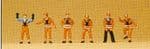 Preiser 79062 N Scale DB RAILWAY SHUNTERS (6)