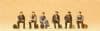 Preiser 79125 N Scale Industrial Workers & Dockers Seated