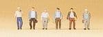 Preiser 88532 - Z Scale Male Commuters (6)
