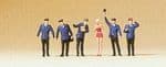 Preiser 88536 - Z Scale DB Railway Personnel with Young Lady
