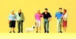 Preiser 88555 - Z Scale Couples & Dog