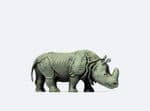 Prieser 29502 HO / OO Scales Indian Rhinoceros 2