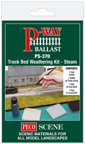 PS-370: Track Bed Weathering Kit - Steam