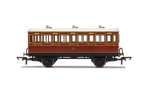 R40070A Hornby LB&SCR, 4 Wheel Coach, 3rd Class, 881 - Era 2