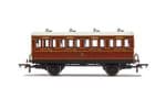 R40115 Hornby LB&SCR, 4 Wheel Coach, 1st Class, Fitted Lights, 474 - Era 2