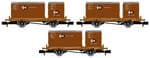 RAP921017 BR ‘Conflat P’ Triple Pack B (No.s B933051, B933249, B233273 with bauxite containers)