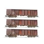 Roco 6680017 DB Eas Weathered Gondola Set (3) IV