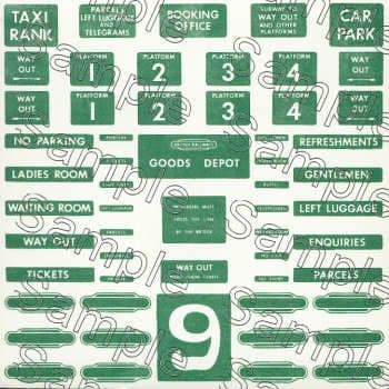 Signs O9S  BR (Southern Region) Station Signs