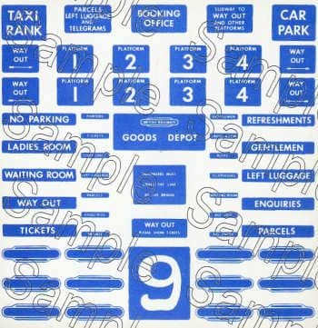 Signs O9Scot  BR (Scottish Region) Station Signs