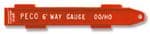 SL36 Peco: ACCESSORIES 6ft Way Gauge (also gauges platform height)