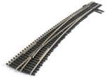 SLE8377 Peco Code 83 North American Type #7 L/Hand Curved Turnout