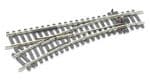 ST241 Peco: SETRACK No.2 Radius, L/H Turnout, lnsulfrog