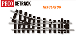 ST405 Peco 00-9 Small Radius Insilfrog Turnout R/Hand