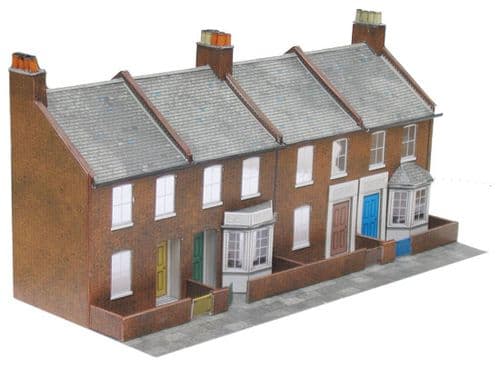 Superquick C6 Four Red Brick Terrace Fronts