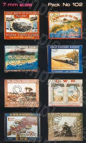 Tiny Signs O102  Pre-Grouping Travel Posters Large