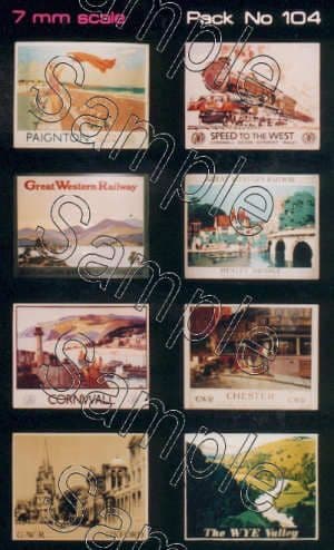 Tiny Signs O104  GWR Travel Posters Large