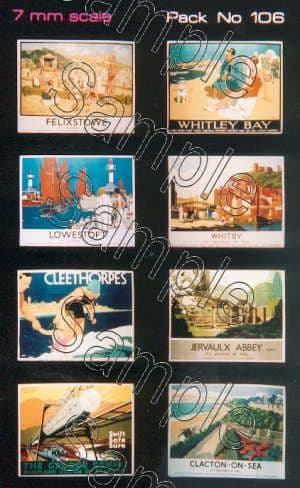 Tiny Signs O106  LNER Travel Posters Large