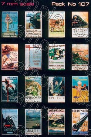 Tiny Signs O107  SR Travel Posters Small