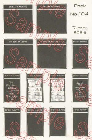 Tiny Signs O124  BR Poster Boards