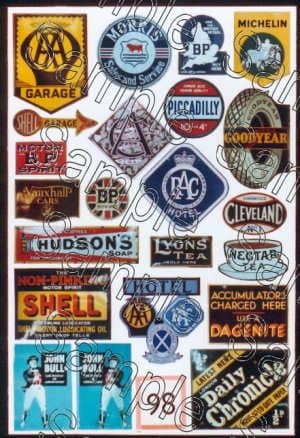 Tiny Signs O98  Enamel Advert Signs