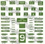 Tiny Signs OO9S - OO Scale BR (Southern Region) Station Signs