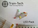 Train Tech LED10 - HO / OO Scales Assorted Sub-Miniature LED Set (10)
