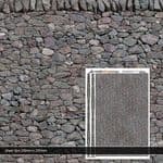 TX007 SMS OO Dry Stone Wall Texture Paper (Pack of 5) - OO/4mm/1:76