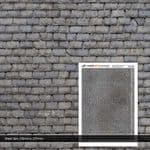 TX014 SMS OO Weathered Slate Roofing Texture Paper (Pack of 5) - OO/4mm/1:76