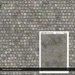 TX026 SMS OO Cobblestones Texture Paper (Pack of 5) - OO/4mm/1:76