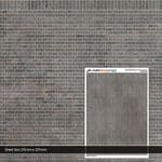 TX105 SMS OO English Bond Blue Engineering Brick Texture Paper (Pack of 5) - OO/4mm/1:76