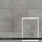 TX134 SMS OO Concrete Hardstanding Texture Paper (Pack of 5) - OO/4mm/1:76