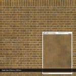 TX255  SMS  OO English Bond Yellow Brick Texture Paper (Pack of 5) - OO/4mm/1:76