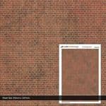 TX263 SMS OO English Bond Dirty Red Brick Texture Paper (Pack of 5) - OO/4mm/1:76