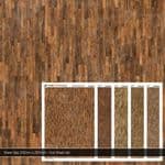 TX298  SMS  OO Worn Wooden Flooring Texture Paper (Pack of 5) - OO/4mm/1:76
