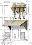 Walthers Cornerstone 933-3510 Wall mount dust colltr (3)