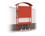 Wills SSM311 Out-of-town Store Frontage kit