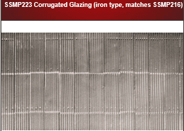Wills SSMP223 Corrugated Glazing (iron type, matches SSMP216)