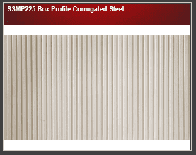 Wills SSMP225 Box Profile Corrugated Steel