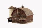 Woodlan Scenics WBR5038 HO Old Weathered Barn
