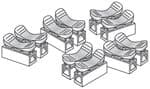 Woodlands Scenics JP5685 Splicer Plugs