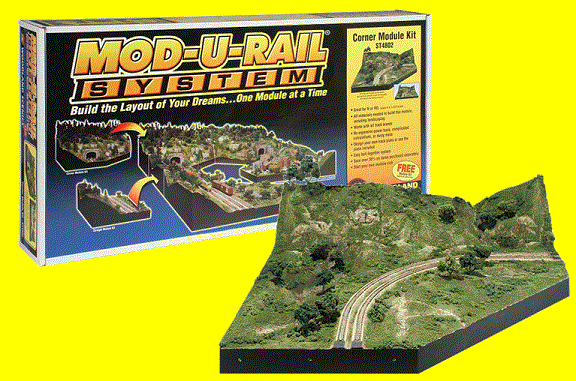 Woodlands Scenics WST4802 Mod-U-Rail Corner Module