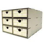 WSLC018  WWS Rolling Stock Storage Box | 6x Multi-Cpt Drawers