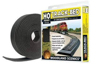 WST1474 Woodland Scenics: HO Track-Bed Roll (5mm x 24' - Seamless Roll)