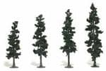 WTR1105 Woodland Scenics: 4"- 6" Pine Mix Tree Kit (24/pkg)