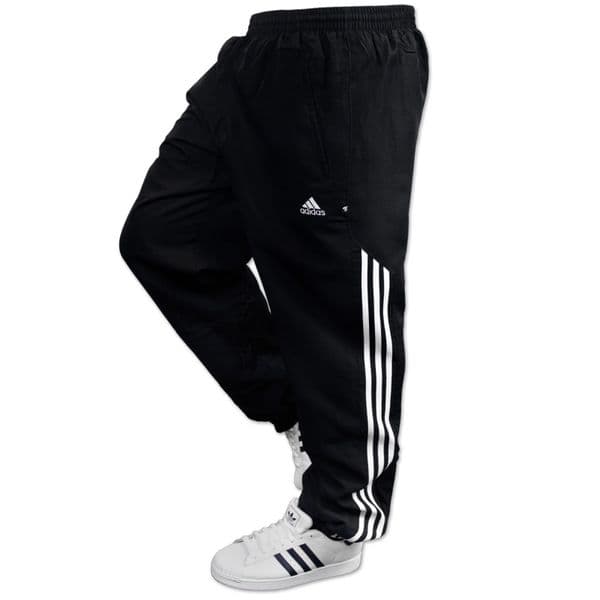 Adidas AD Woven Sting mens Jogging Pant Tracksuit Bottoms Track Pants Cuffed Black