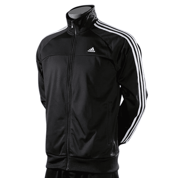 Adidas Men's Essentials 3S Track Jacket Training Top Black