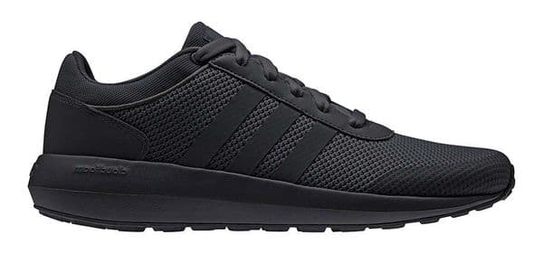 Adidas Originals Adidas Neo Cloudfoam Race Mesh Textile Black Limited Edition