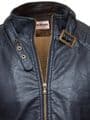 Mish Mash Designer Biker Bomber jacket Black Soft Faux leather PU RRP £90