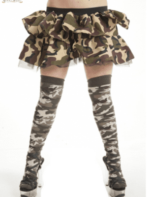 Army Over Knee Socks
